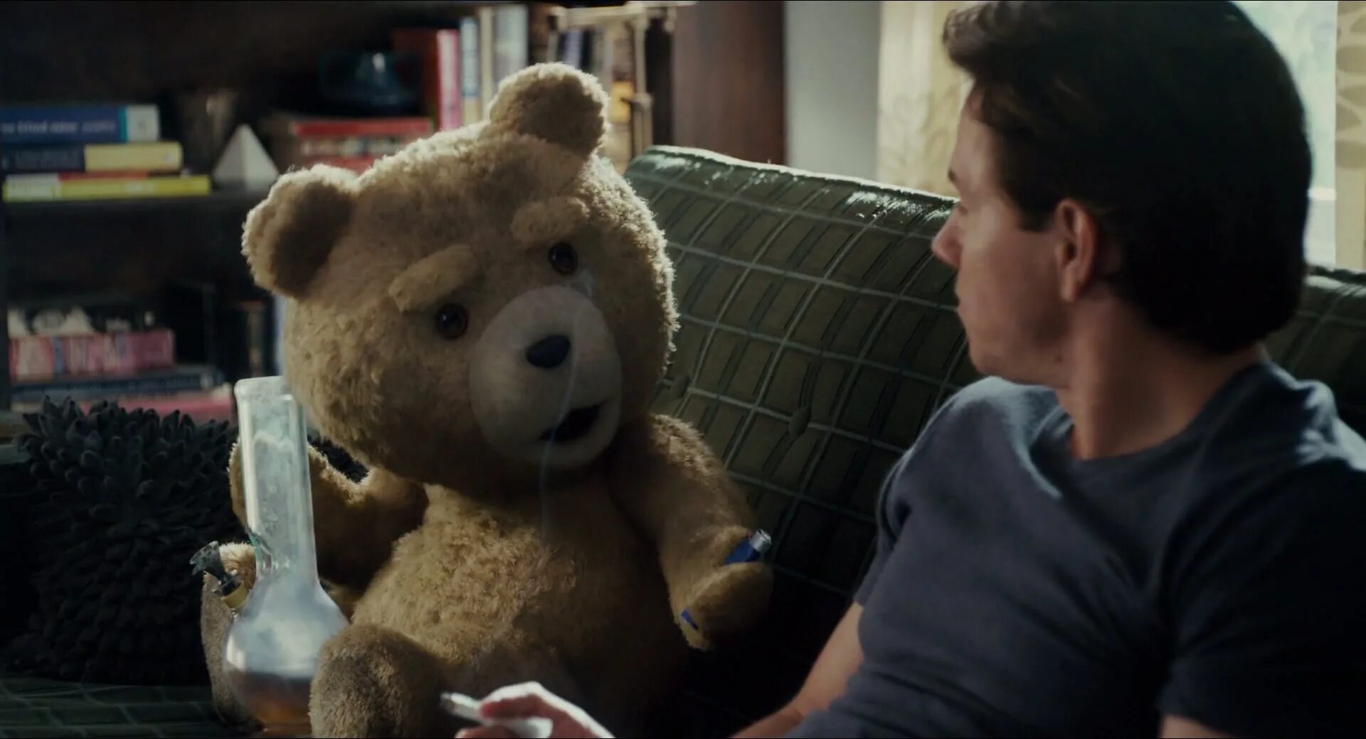 Где тедди. Тед (третий лишний). Медведь Тед. Третий лишний Тед курит.