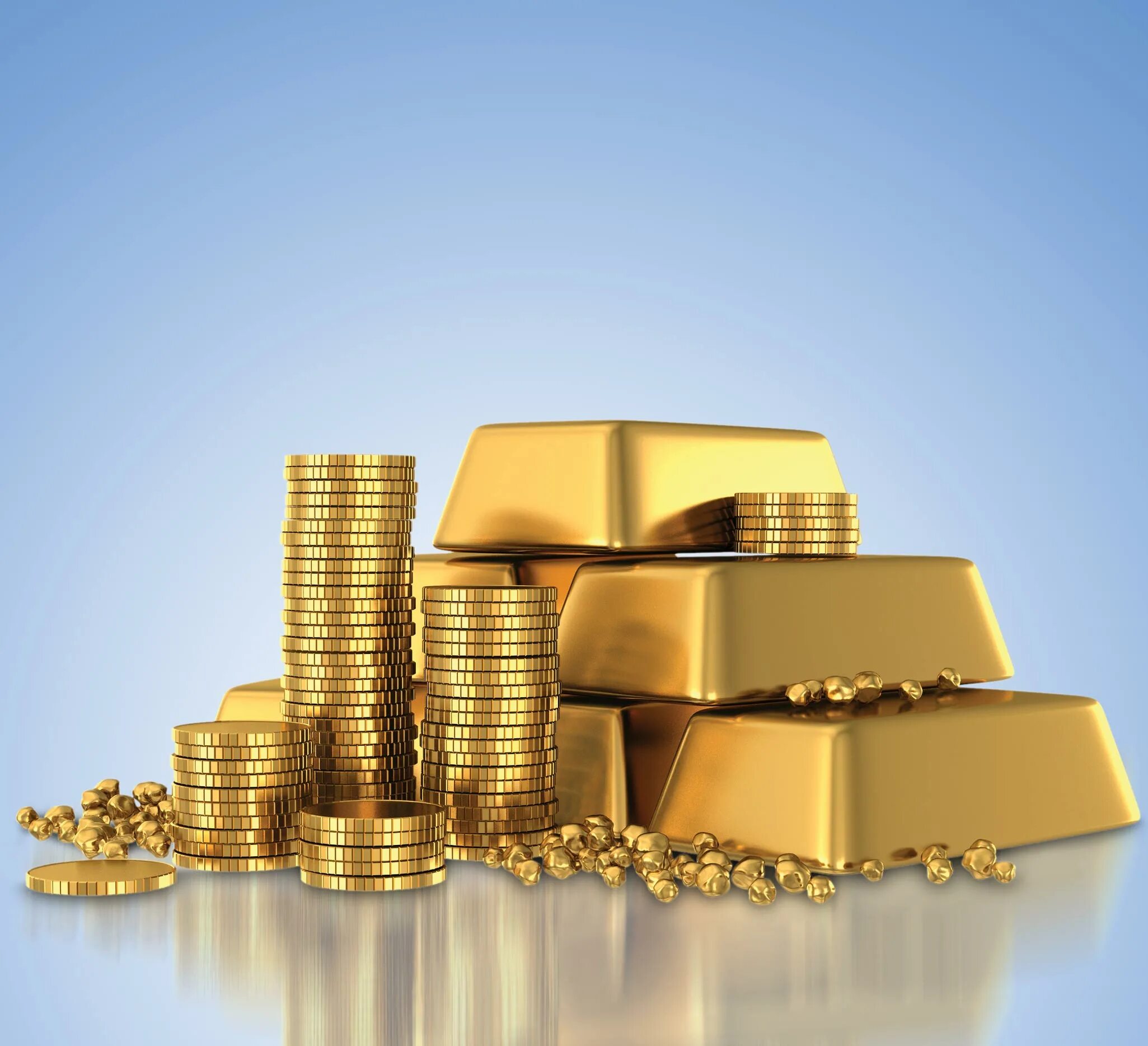Золотые слитки и монеты. Деньги золото. Капитал. Инвестиционные слитки золота. Производство драгоценных металлов