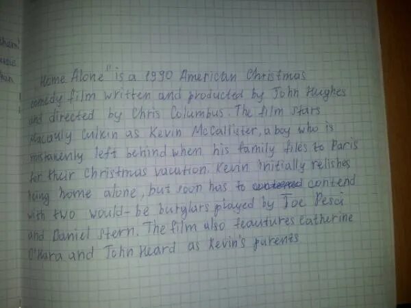 Сочинение на английском. Эссе по английскому по фильму. Соч по английскому языку 6 класс