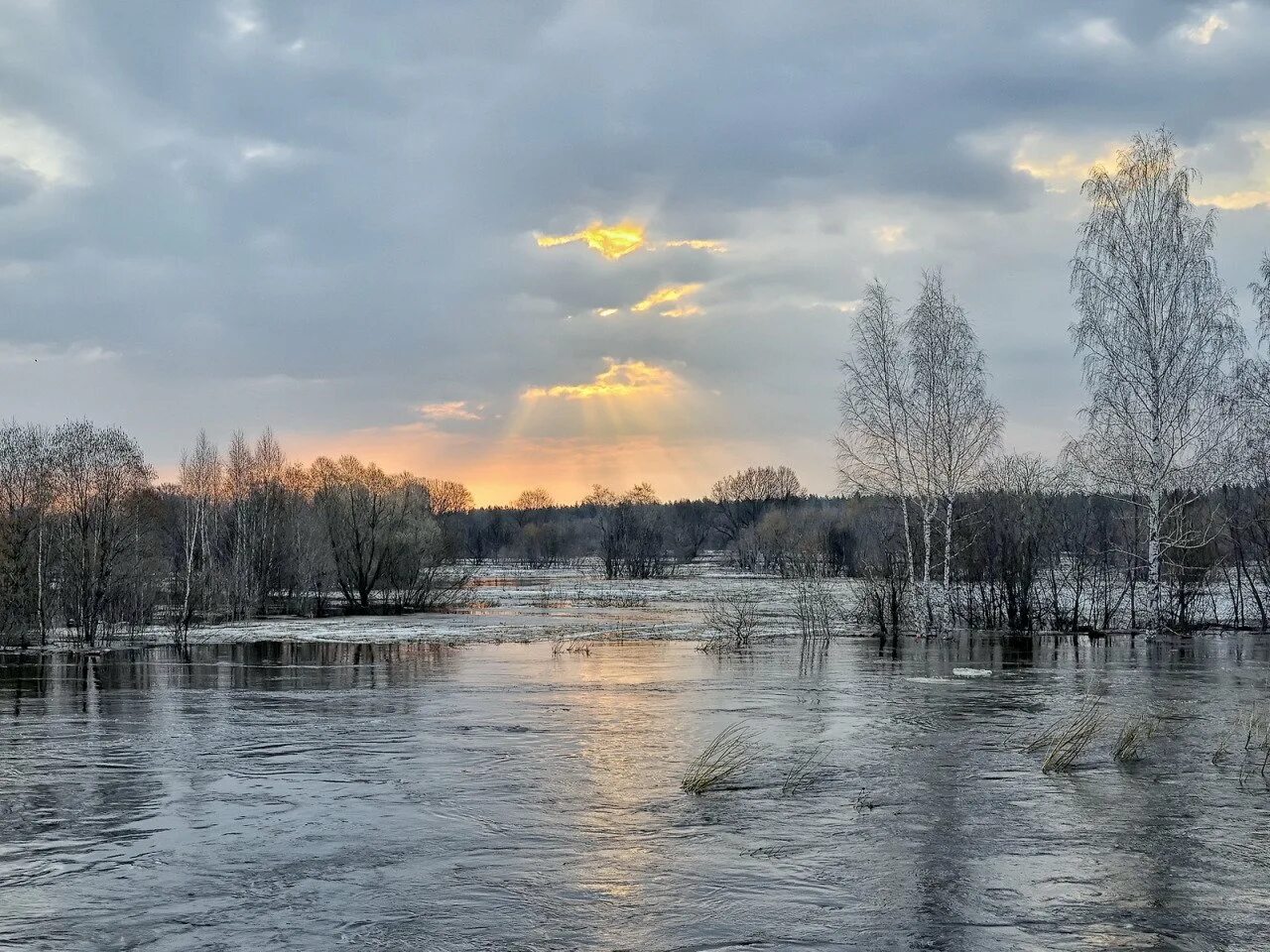 Половодье разлив реки весной. Половодье на Вятке. Весенний разлив реки. Река обмана