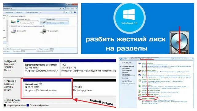 Win 10 разбить диск. Как на 10 винде разделить жесткий диск. разделить диск на разделы windows 10. разбить жесткий на разделы. как разбить жесткий диск на разделы.