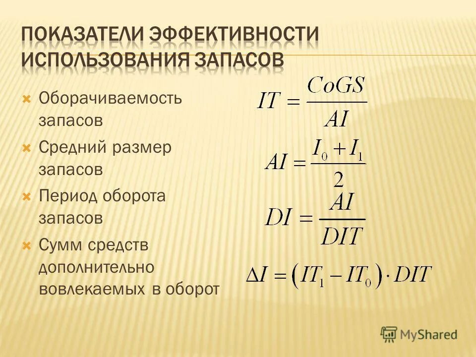 Выручка запасы