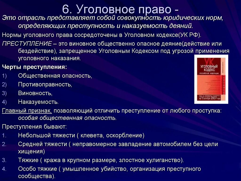 Что такое уголовное право общество 9 класс. Уголовное право. Уголовное право кратко. Уголовное право характеристика.