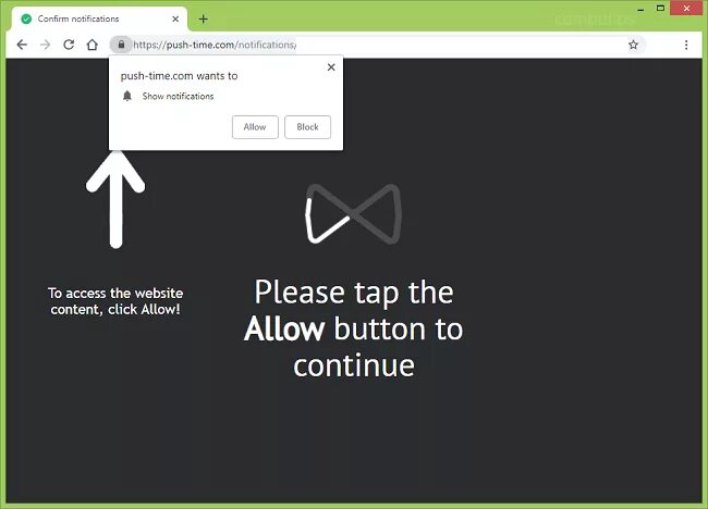 Push allow. Как снять Push. Press allow. Пуш время. What button to Push for Windiw.