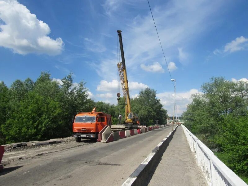 Ремонт моста в балабанове