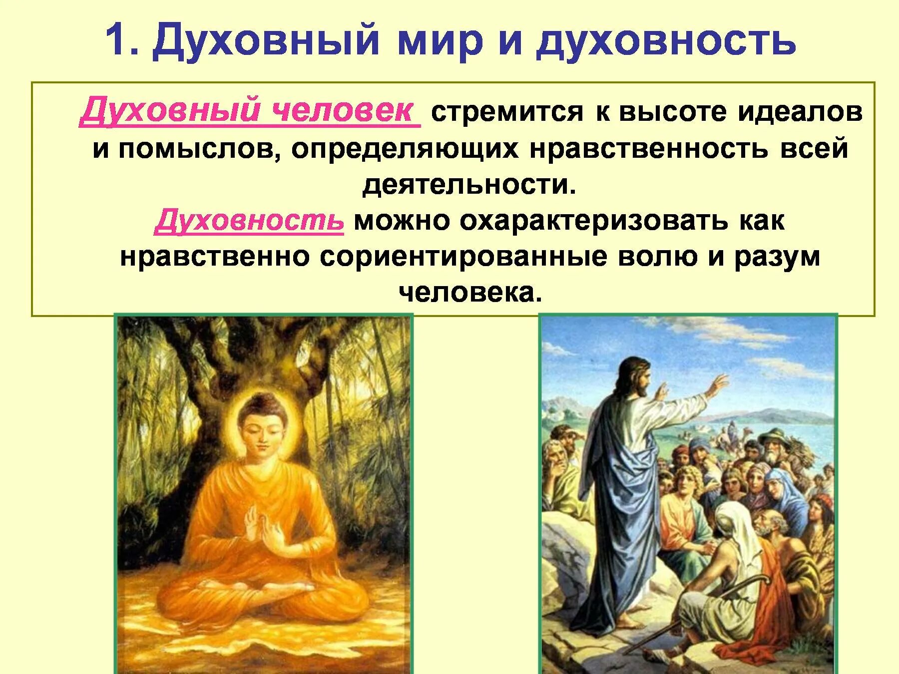 Сообщение духовная жизнь народа