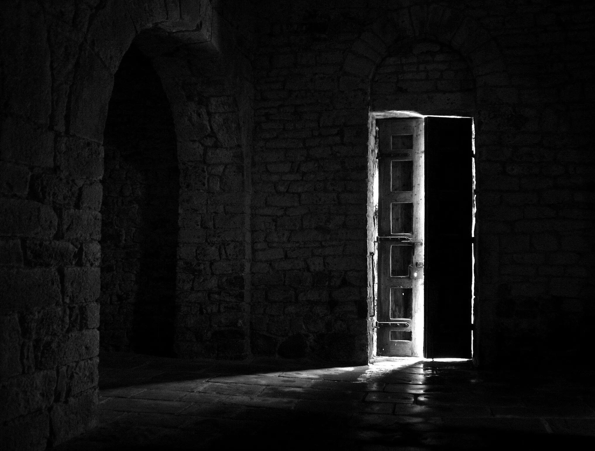 Dark door