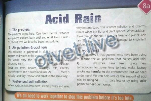 The problem starts here cars Burn Petrol Factories and Power. Acid Rain the problem starts here. The problem starts here cars Burn. Cars Burn Petrol.