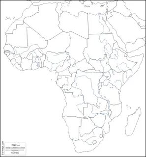 5GRD Outline Maps HUGE Free printable world map, African map, Africa outline