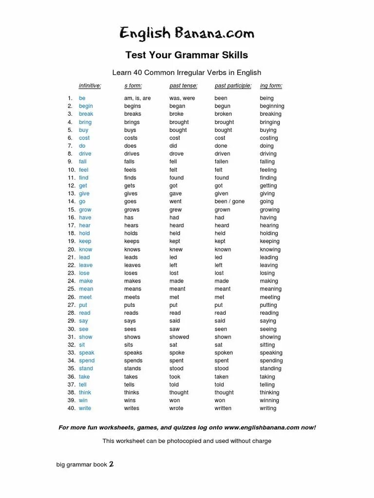 Look at the list of irregular verbs. Regular and Irregular verbs list. Common Irregular verbs list. Common Irregular verbs. 100 Irregular verbs.