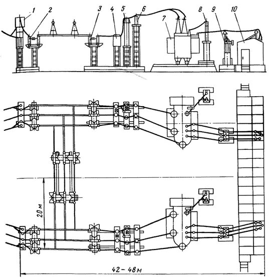 Расположение подстанции. Схема открытого распределительного устройства 110кв.. Схема однотрансформаторной подстанции 10кв. Схема тупиковой подстанции 35/10 кв. Схема однотрансформаторной подстанции 110 кв.