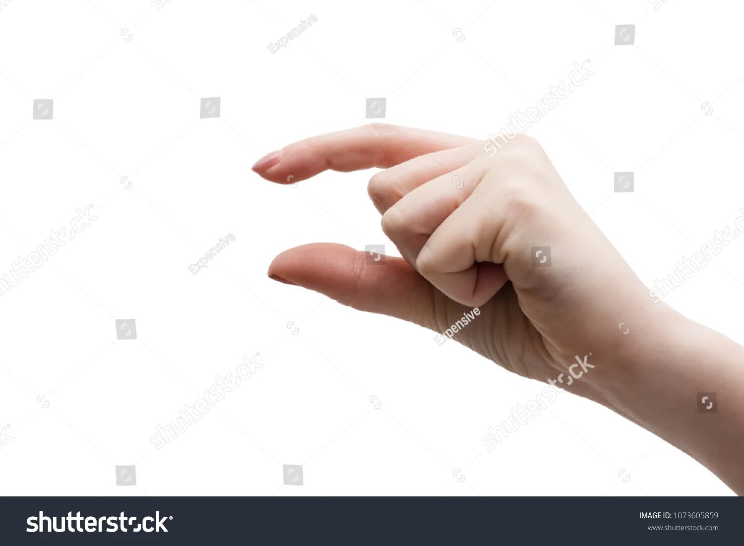 T t small sized. Рука на белом фоне. жест too small. пальцы показывающие меньше. показывает маленький размер.