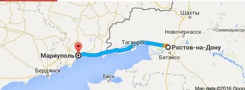 Таганрог сколько до границы украиной