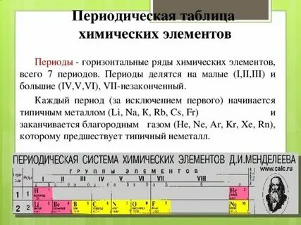 3 период химия 8 класс
