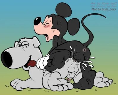 ket-ralus, kuroi wolf, brian griffin, mickey mouse, disney, family guy, cro...