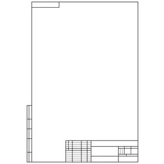 Купить набор бумаги для черчения 10л А3ф 180г/кв. м с горизонтальной рамкой в па