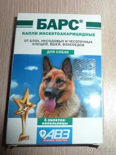 Средство от клещей для собак барс отзывы