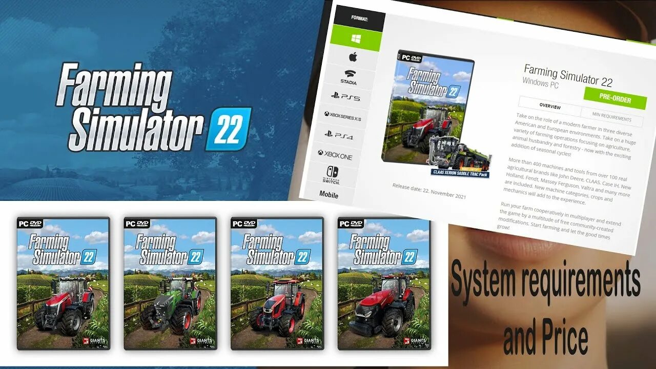 Farming Simulator 22 системные требования. Fs22 ps5 вся техника. Системные требования ФС 12. Pre price