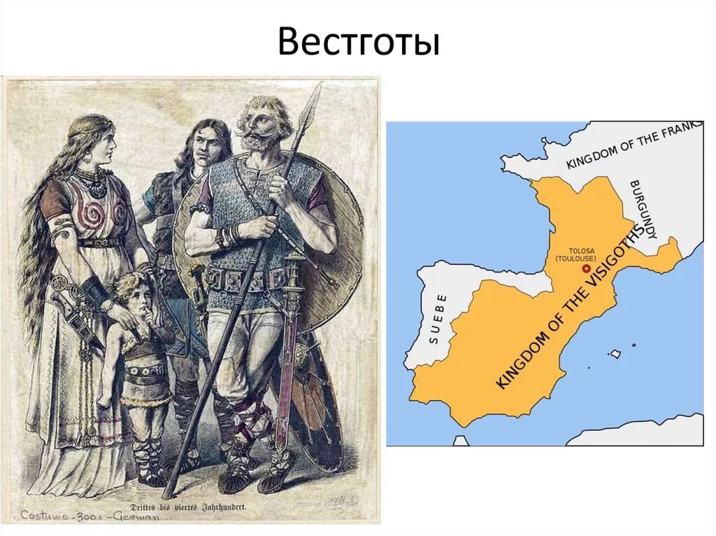 Племена жившие в италии. Королевство остготов и вестготов. Вестготы 6 век. Германские племена вестготы. Вестготы завоеватели Испании.