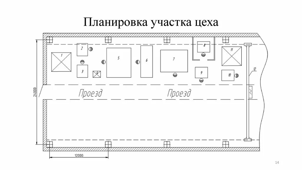 Чертёж сборочного участка сварщика. Планирование участка механического цеха. Схема сварочного цеха с расстановкой оборудования. План участка механического цеха.