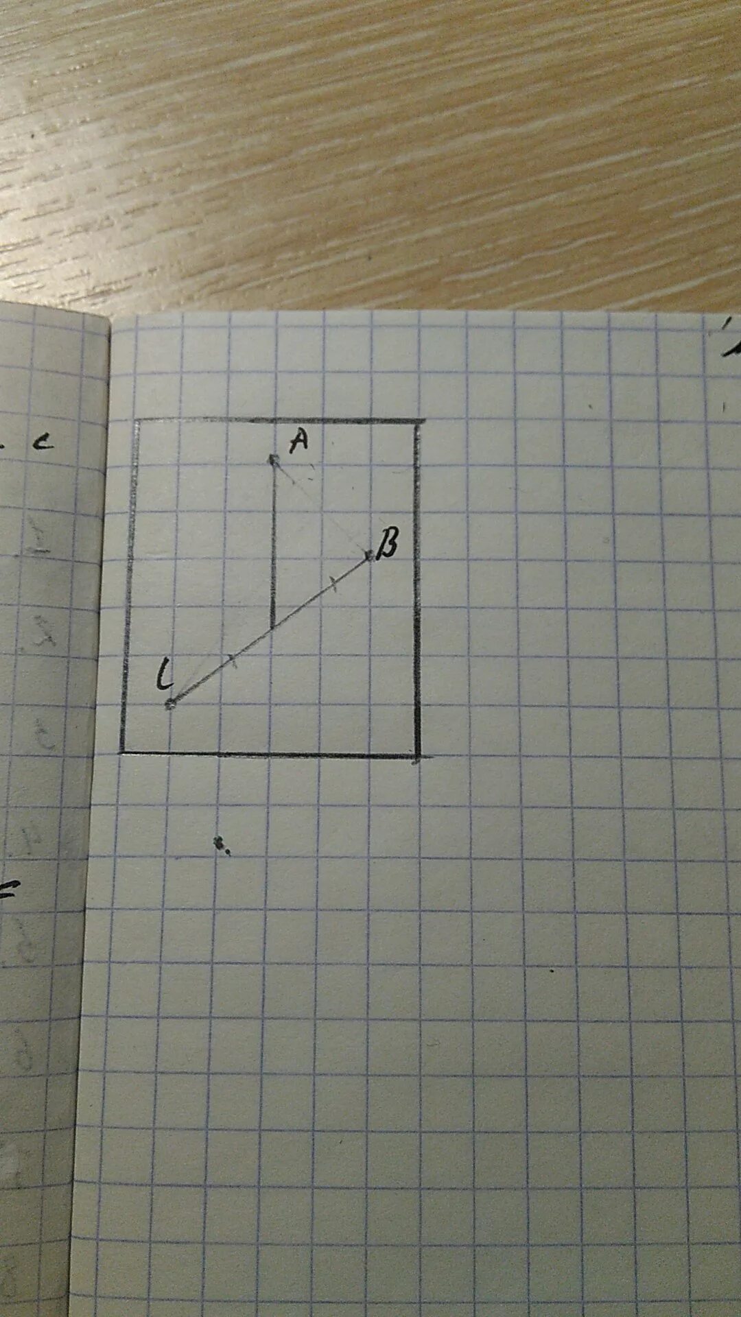 Впр на клетчатой бумаге с размером 1х1. Точки на клетчатой бумаге. Точки 1х1 см. На клеточной бумаге с размером клетки 1 см х 1 см отмечены точки а. На клетчатой бумаге с размером клетки 1см х 1см отмечены три точки а в с.