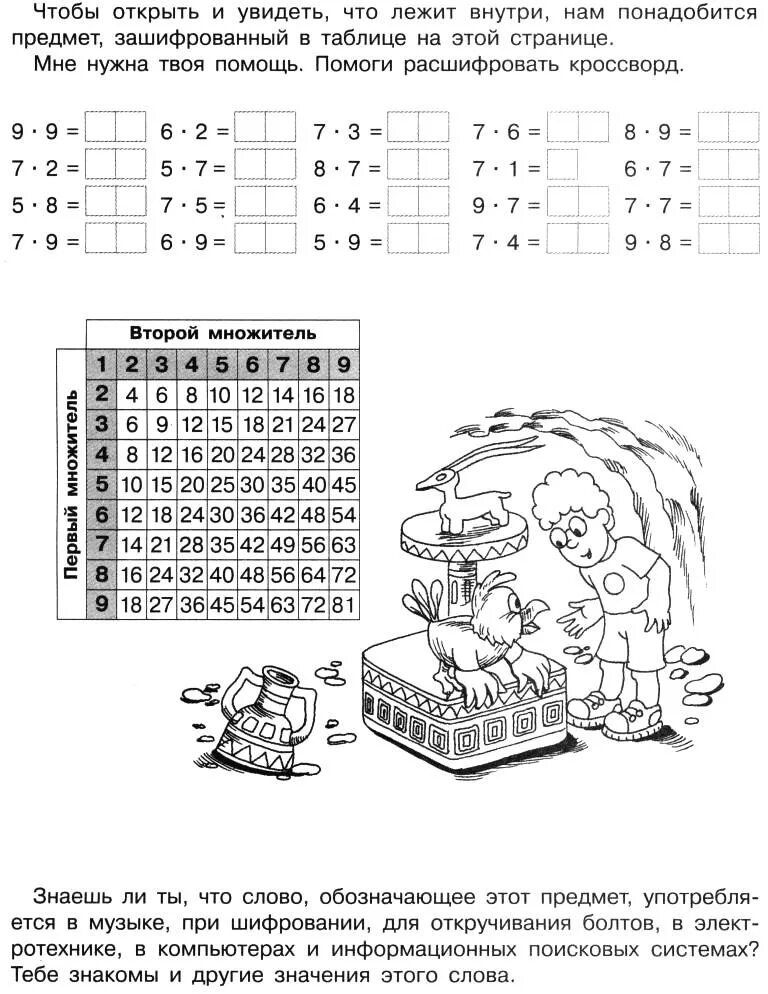 Тренажёр по математике 2 класс таблица умножения с ответами. Тренажер Учим таблицу умножения для начальной школы. Математические кроссворды 3 класс таблица умножения. Занимательные задания по таблице умножения. Игра умножение 2 класс тренажер