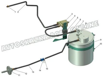 Топливная схема газель бизнес
