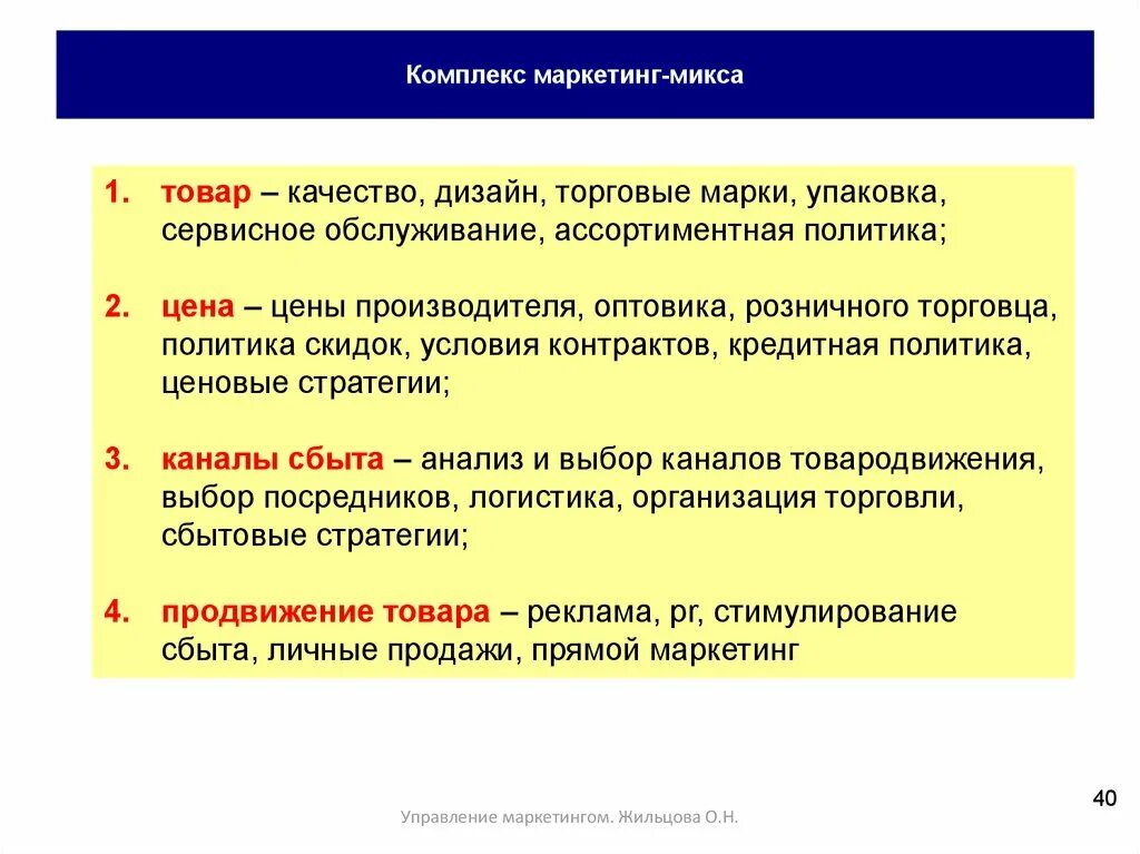 Управление комплексом маркетинга. Ассортиментная политика в маркетинге. Составляющие маркетинга-микс. Комплекс маркетинга «микс». Комплекс маркетинга микс политики.