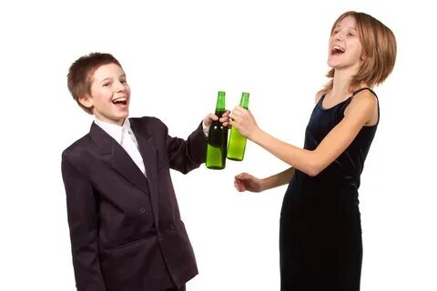 Выпивающие подростки