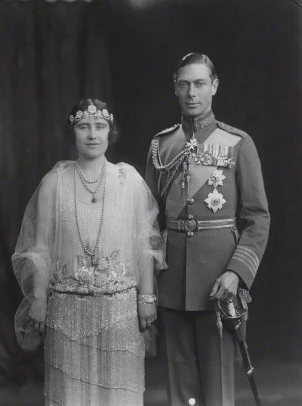 With a jacket this loud, who needs a speech? (King George VI) George vi, King ge