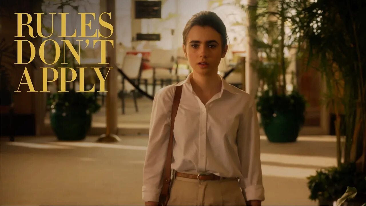 Don t apply. Lily Collins Rules don't. Rules don't apply.