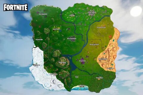 Fortnite Chapter 3 map concept perfectly balances old & new locations to create 