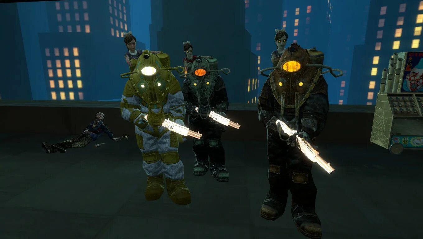 Мод на оптимизацию lethal. Субъект дельта биошок. garry s mod 2. bioshock garry&#039;s mod. броня гаррис мод.