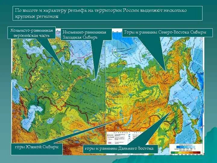 Формы рельефов на Российской карте. Формы рельефа РФ на карте. Карта рельефа России. Формы рельефа на территории России. Крупнейшие рельефы рф