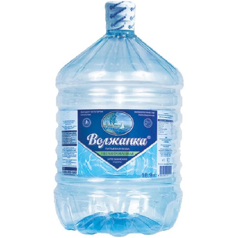 Питьевая вода волжанка. Вода волжанка 18,9 л. вода волжанка 19л. бутылка волжанка 19 литров. вода питьевая нурлы 0,5л пэт.