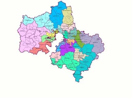 Районы граничащие с московской областью