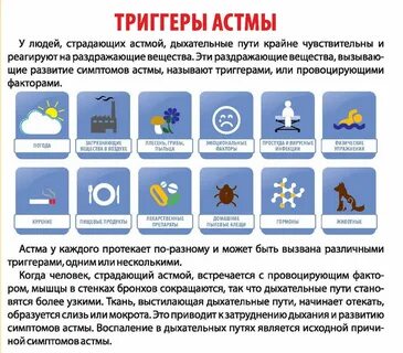Астма причины