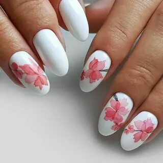 Маникюр на короткие ногти апрель