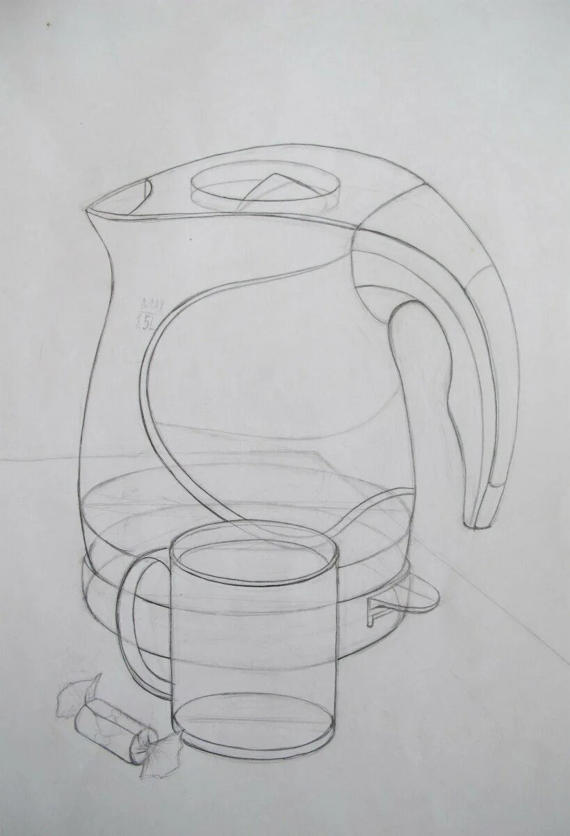 Изобразить предмет быта. Зарисовки бытовых предметов. Наброски бытовых предметов. Рисование предметов быта. Рисование для чайников.