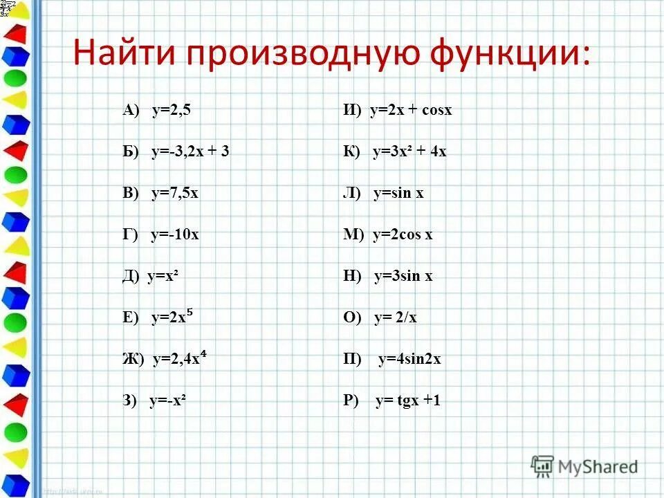 Производная функции f(x)=2/x^2 равна. Производная x2. Производная функции f(x) = 2x + 6 равна. Найти значение производной функции y=x. 2 sin x найдите производную функции.