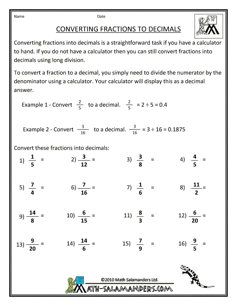 Decimal fraction. Converting fractions to decimals. fractions to decimals worksheet. fractions to decimals decimals to fractions worksheet. convert decimal to percentage.