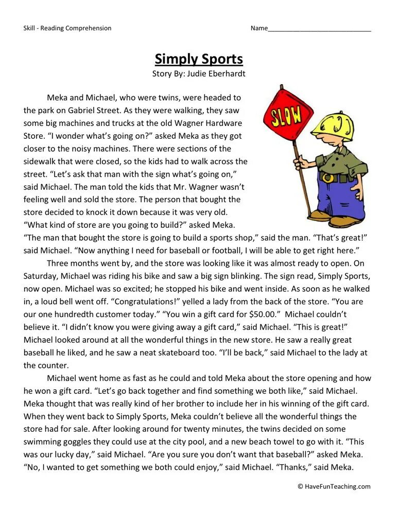Sport worksheets for kids. Sport reading activities. Sport reading activities. Sport activities for reading comprehension. Sport reading comprehension for kids.