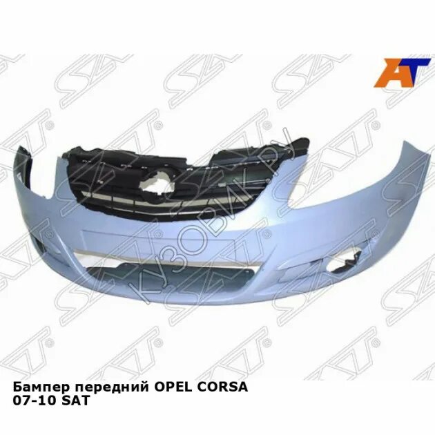 Opel Corsa-d детали передний бампер. Бампер sat. EUROBUMP for07fo011t. 555807 Фото.
