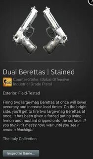 Dual berettas патина