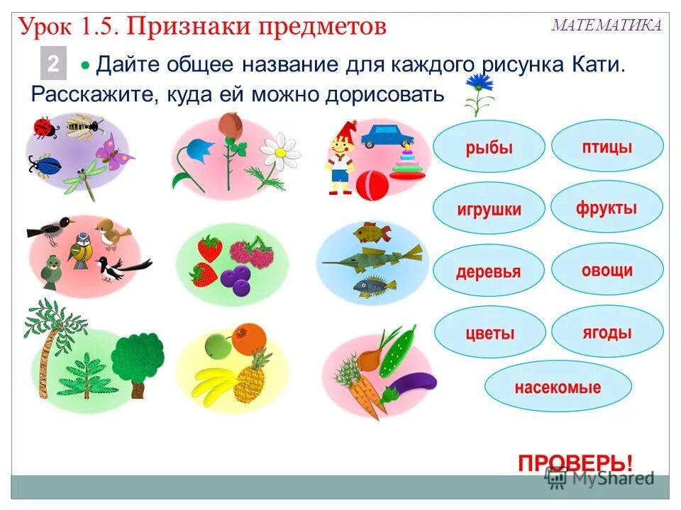 С чем можно сравнить класс. Признаки предметов для дошкольников. Группировка предметов по признакам для дошкольников. Признаки предметов задания. Признаки предметов задания для дошкольников.