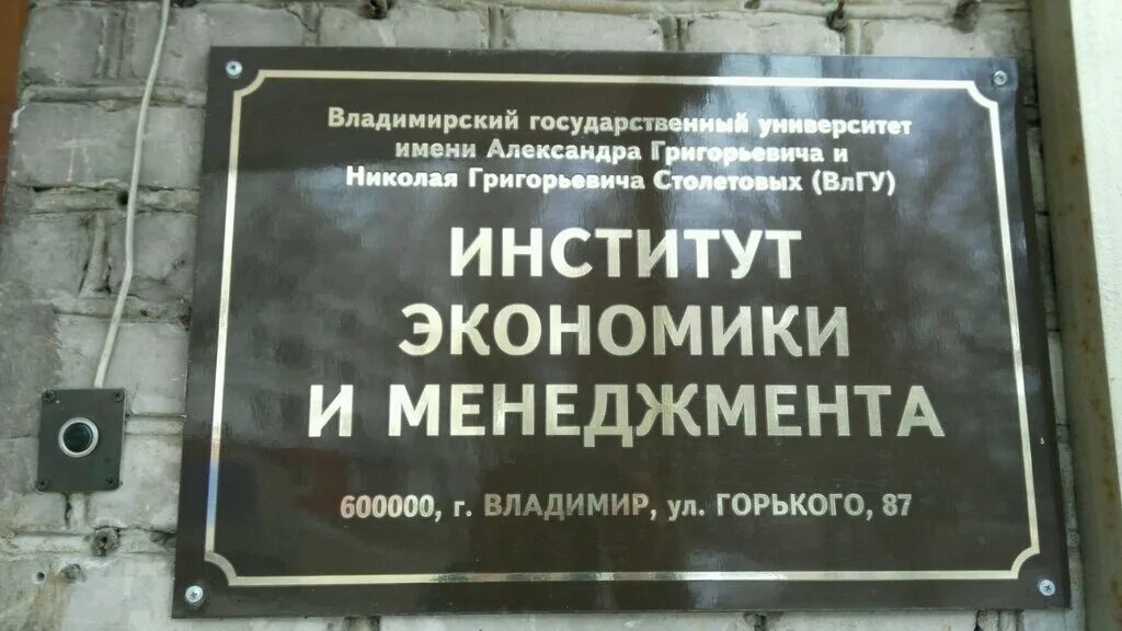 Владимирский государственный университет имени а. Институт экономики и менеджмента влгу. Институт экономики влгу. 2 корпус влгу. Герб влгу для презентации.