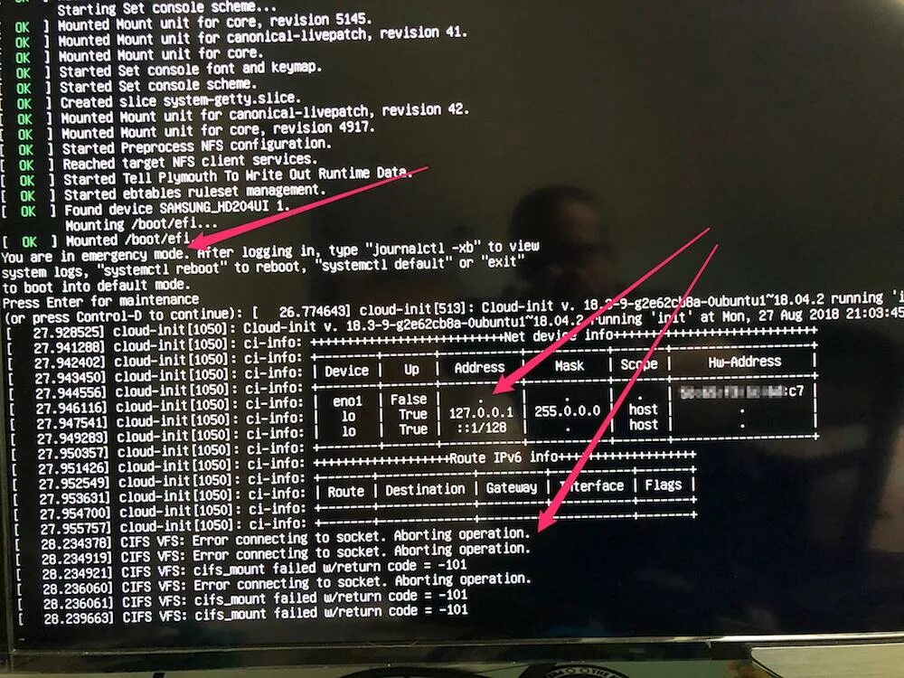 Монтирование CIFS. Cloud-init ошибка. Монтирование ресурсов Linux при загрузке. NFS CIFS. Client init
