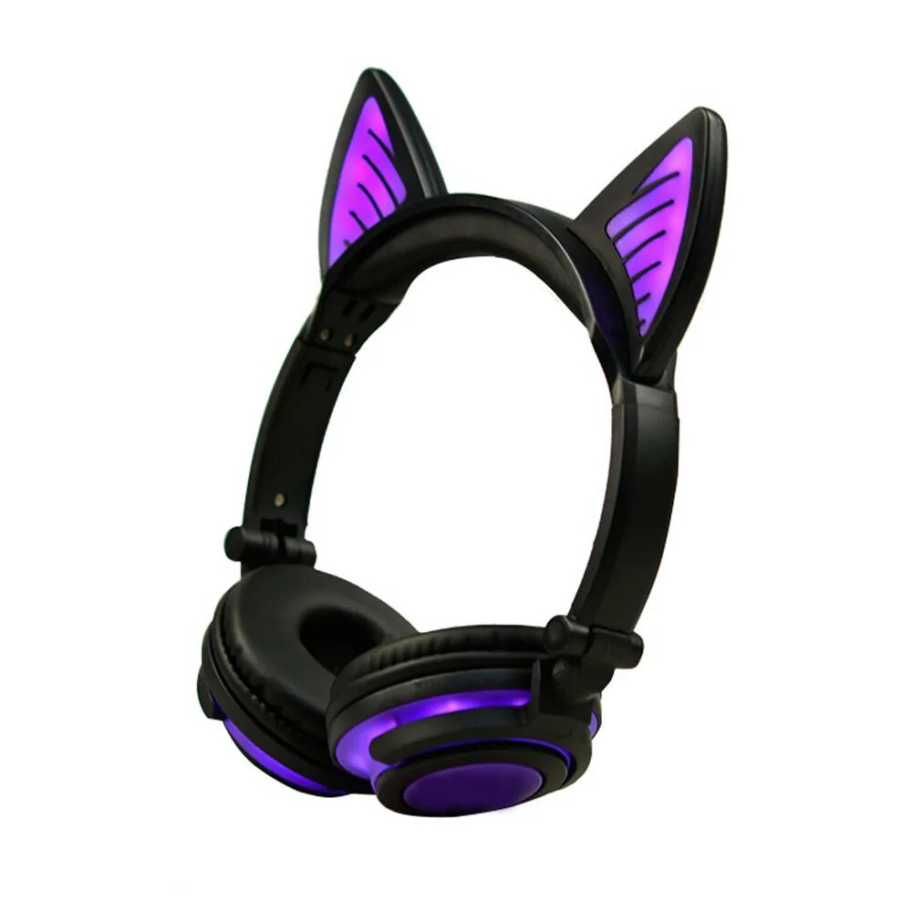 Наушники кошка купить. Беспроводные наушники с кошачьими ушками рейзер фиолетовый. Наушники Wireless Headset с ушками. Наушники кошачьи ушки ДНС. Cat Ear наушники сиреневые.