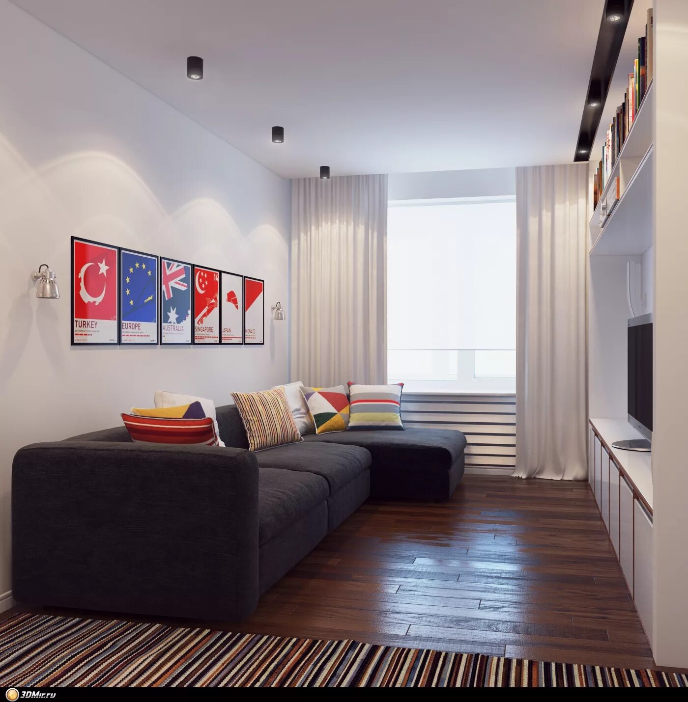 В комнате площадью 16 м2. Интерьер прямоугольной гостинной 14 кв. Квадратная гостиная 17м2 интерьер. Интерьер квадратной комнаты. Комната 16 метров.