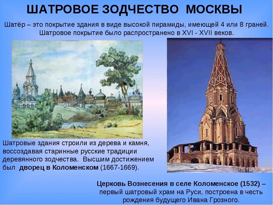 Шатровые храмы 16 век. Шатровый стиль в архитектуре 17 века в России. Шатровая архитектура древней Руси. Шатровый стиль в русской архитектуре 16 века.